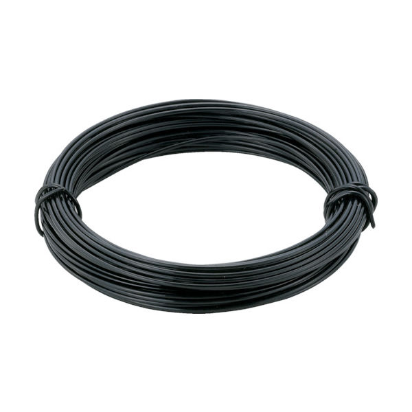 トラスコ中山 TRUSCO カラー針金 小巻タイプ 黒 20番手 線径0.9mm×15m TCWS-09BK 1巻 282-5481（直送品）