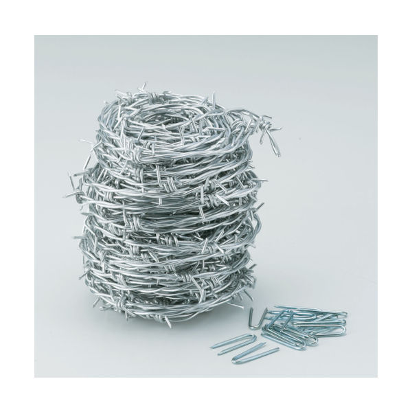 トラスコ中山 TRUSCO 有刺鉄線 溶融亜鉛メッキ 1.6mm×20m TUW-16-20 1巻 282-5716（直送品）