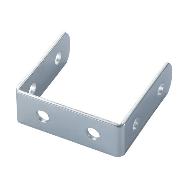 トラスコ中山 TRUSCO ジョイント金具19型U クロム 寸法52X52 穴数6 TK19-U6AC 1個 283-1741（直送品）