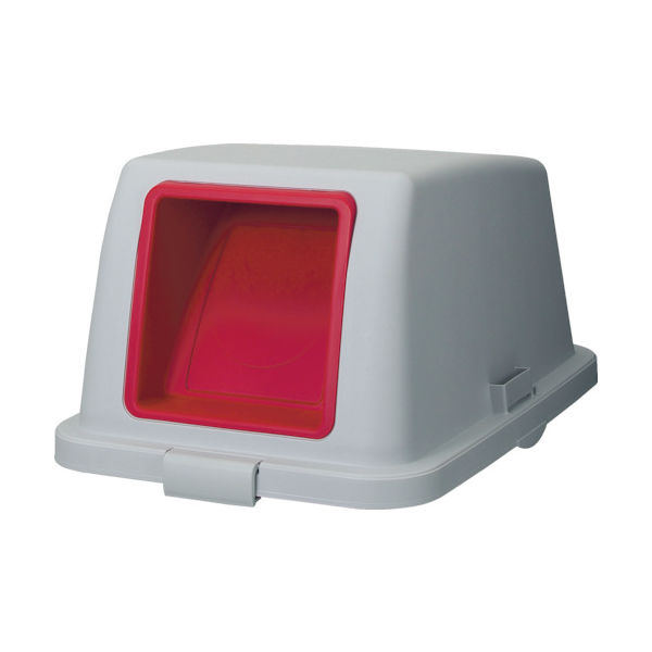 トラスコ中山 TRUSCO 分別ペール90型用プッシュフタ 赤 TBP-90SPU R 1個(1枚) 259-7284（直送品）