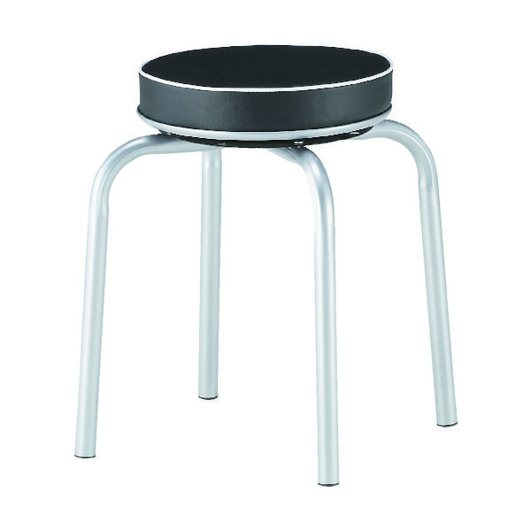 トラスコ中山 TRUSCO 300Φ回転丸椅子 Φ300X450 キャスター無 TYZ8009 1脚 276-9336（直送品）