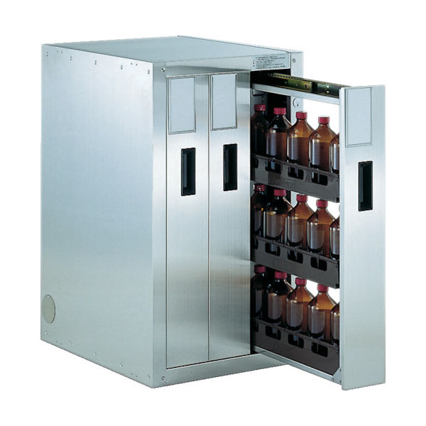 トラスコ中山 TRUSCO 耐震薬品庫 455X600XH800 3列引出型 TK-3 1台(1本) 505-5563（直送品）