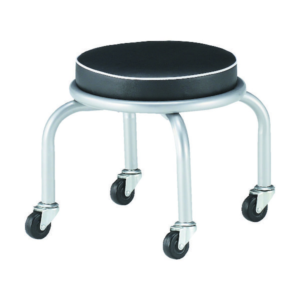 トラスコ中山 TRUSCO 作業用チェア Φ300XH330 キャスター付 TYZ255-33HK 1脚 279-0271（直送品）