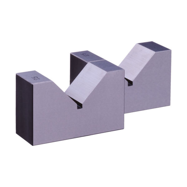 ユニセイキ ユニ 焼入Vブロック 100mm HV-100 1組(2個) 311-3256（直送品）