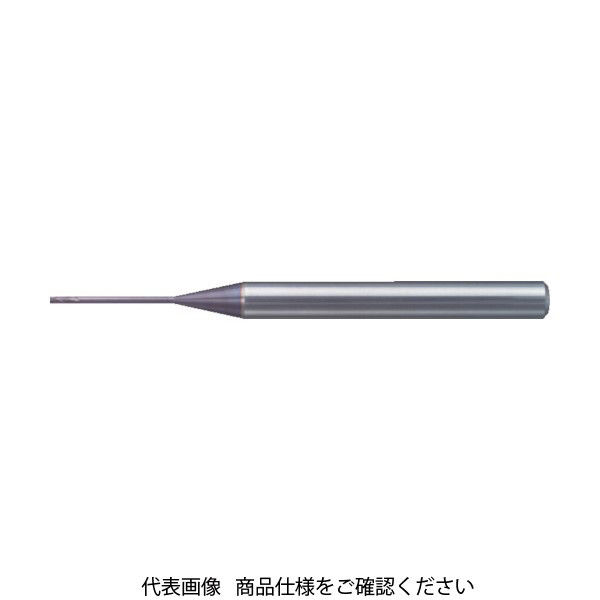 三菱マテリアル 三菱K 2枚刃エムスター 超硬ロングネックスクエアエンドミル0.5mm MS2XLD0050N060 1本 671-4315（直送品）