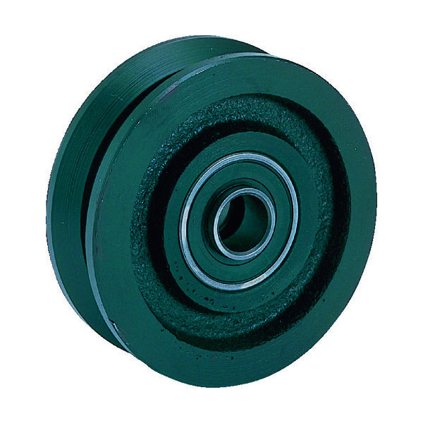 MARUKI HARDWARE CORPORATION MK 枠無重量車 75mm V型 C-1100-75 1個 354-3455（直送品）