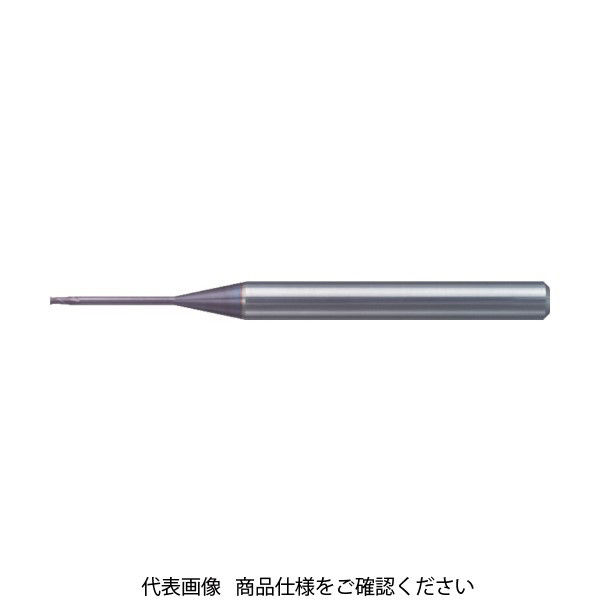 三菱マテリアル 三菱K 2枚刃エムスター 超硬ロングネックスクエアエンドミル2mm MS2XLD0200N180 1本 671-4919（直送品）