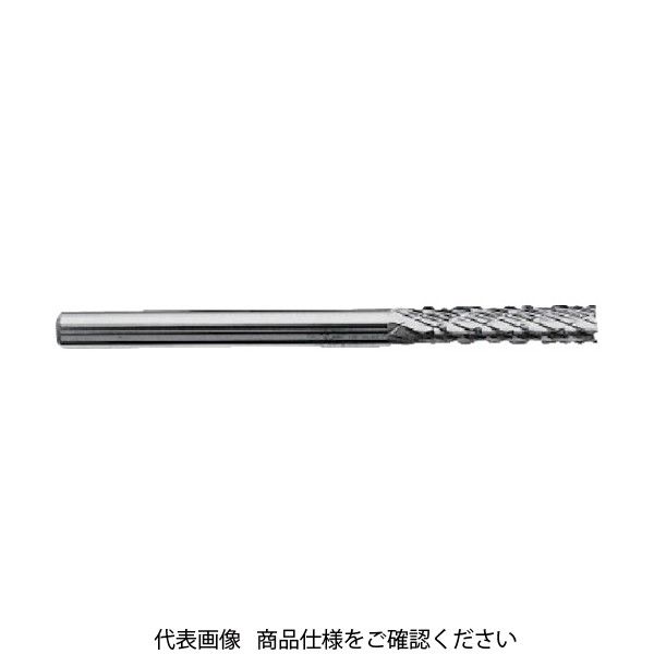 スーパー スーパー超硬バー ロングシャンク オール超硬 円筒エンド刃型(ダブルカット)刃径3.0mm 軸径3.0mm 全長75 SB1A01E75（直送品）