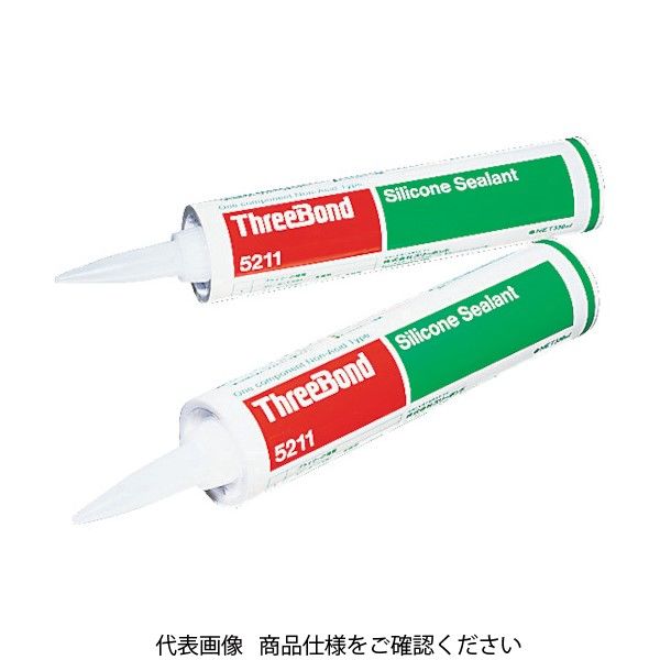 スリーボンド THREEBOND シリコーンシーラント TB5211D 330ml アイボリー色汎用タイプ(5211DA) 1本（直送品）
