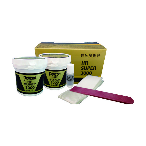 DEVCON HRスーパー3000 パテ状補修剤(超耐熱タイプ) 500g DV204712 1セット（直送品）
