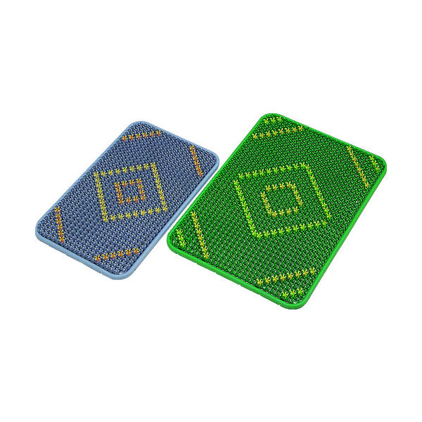 テラモト 花柄ヨクトール 450×747mm 若草 MR-103-223-7 1枚 368-5608（直送品）