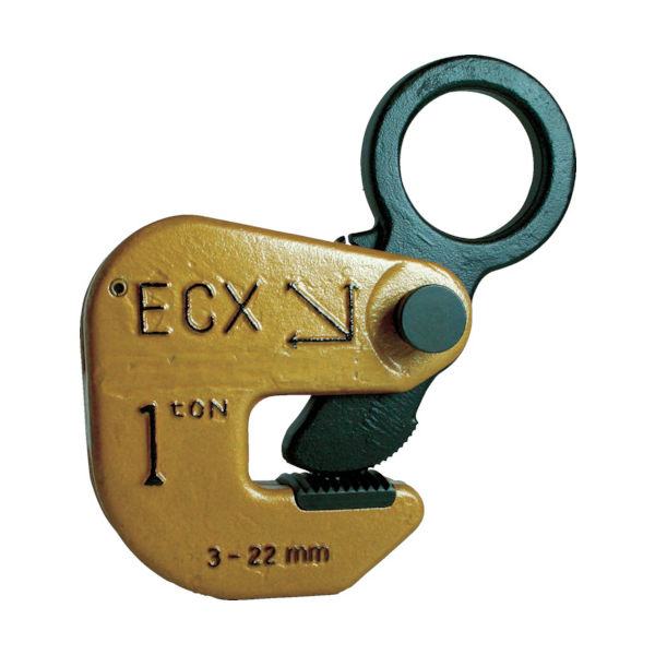 日本クランプ 横つり専用クランプ 2.0t ECX-2 1台 107-2021（直送品）