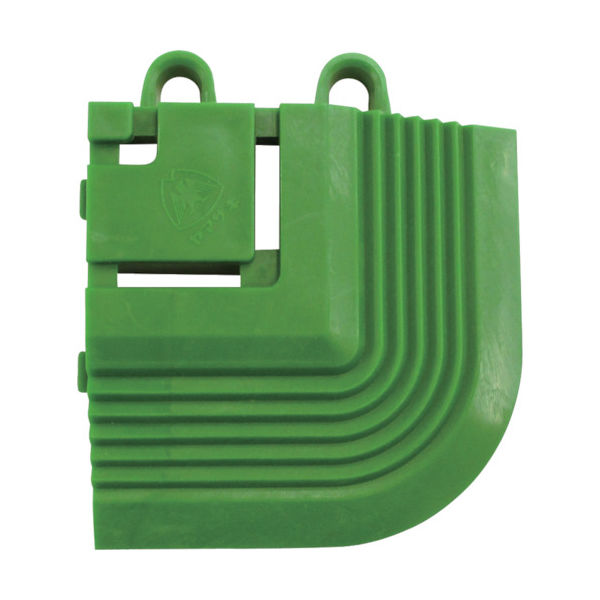 山崎産業 コンドル (屋外用マット)エバックライナーハードマット コーナー 緑 F-120-FC GN 1枚 370-1441（直送品）