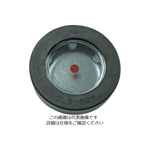 武蔵 オイルレベルゲージ(外径ツバなし型) 打ち込み式 外径30mm 厚さ8mm 取付穴径30mm OLG-30N 1個（直送品）