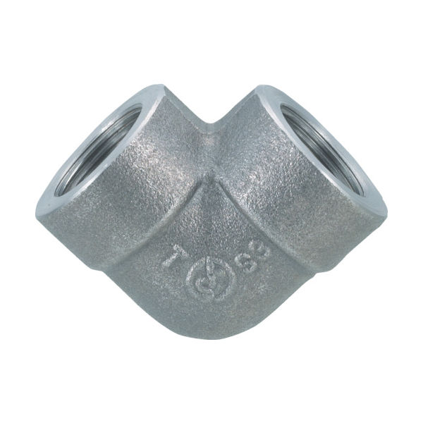 フジトク 90°エルボ 90E 15A 炭素鋼 ねじ込み 90E-PT-15A 1個 226-6202（直送品）