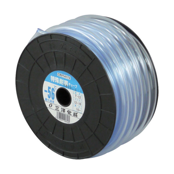 三洋化成 サンヨー 工業用ホース 特殊耐寒チューブ12×16(Tー12) 長さ10m T-12 1巻 147-8044（直送品）