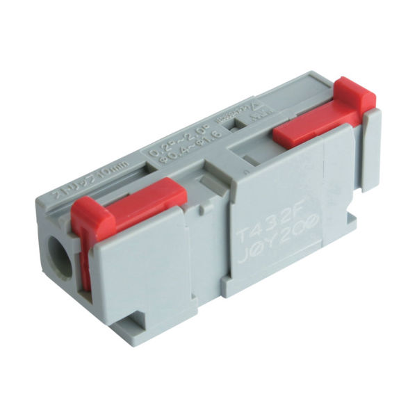 サトーパーツ 連結可能型スクリューレス端子台 MLー7000 赤 ML-7000-R 1個 309-9091（直送品）