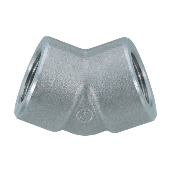 フジトク 45°高圧エルボ 45E 8A 炭素鋼 ねじ込み 45E-PT-8A 1個 226-6300（直送品）