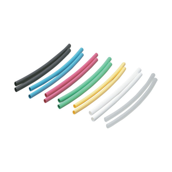 パンドウイット 熱収縮チューブ カラーコンビネーションパック 1S(袋)=10本 HSTT50-YK1 1セット(10本)（直送品）
