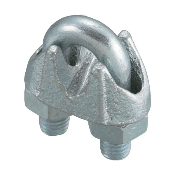 日興製綱 ニッコウ ワイヤークリップ (鋳鉄製) (2個入) WCP-9 1袋(2個) 117-5866（直送品）