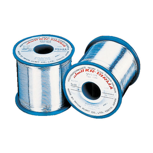 日本アルミット アルミット 鉛入りやに入りはんだ KRー19 RMA 1.2mm KR19RMA-SN60-P-2-1.2MM 1巻（直送品）