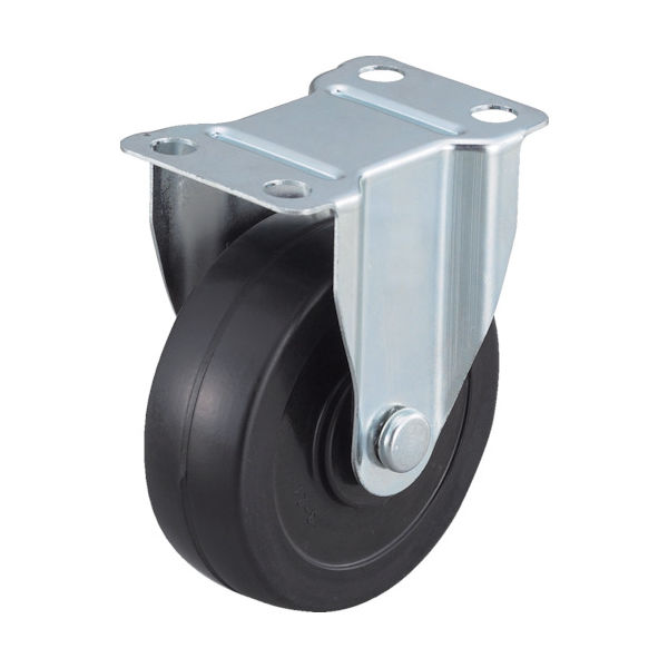 ワコーパレット ワコー エアーキャスター(固定車) 50mm ゴム車 ALR-50-RH 1個 305-2371（直送品）