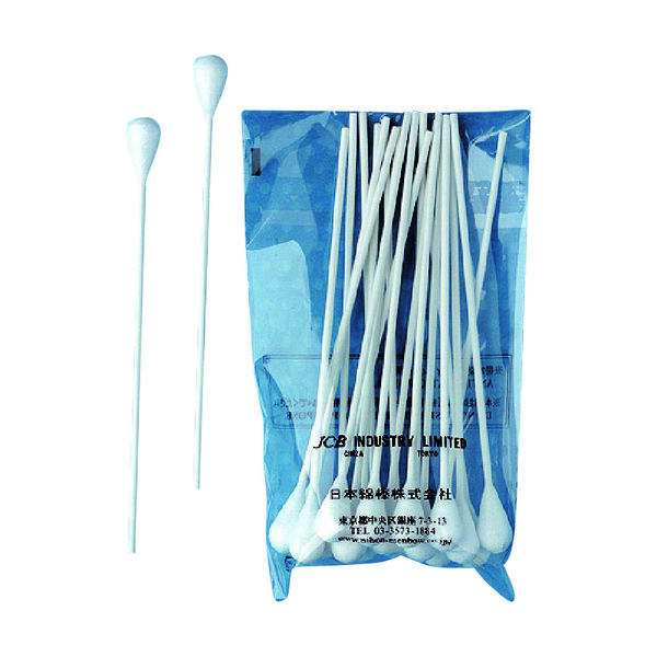 日本綿棒 JCB 工業用綿棒P1512ー20 (20本入) P1512-20 1袋(20本) 293-9487（直送品）
