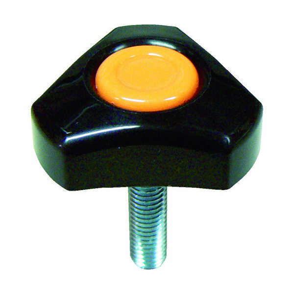 コノエ ノブスターA形 黒ーオレンジ M6(10個入) A-M6 1袋(10個) 336-6189（直送品）