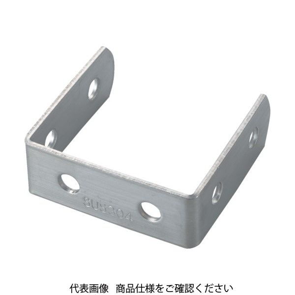 トラスコ中山 TRUSCO ジョイント金具19型U ステンレス 寸法102X27 穴数 TK19-U6S 1個 283-1996（直送品）