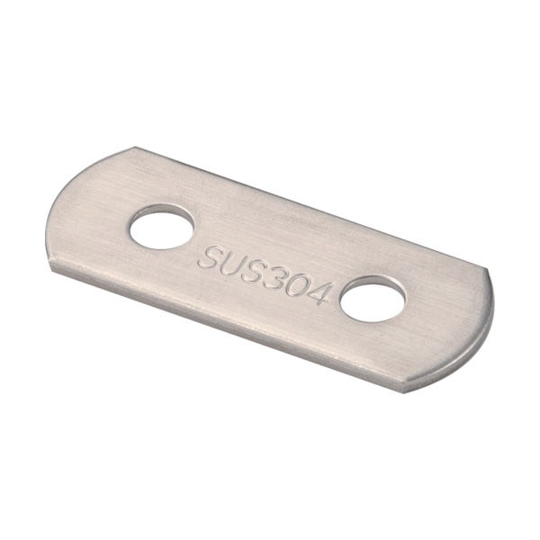 トラスコ中山 TRUSCO ジョイント金具19型フラット ステンレス 長さ50 穴数2 TK19-F2S 1個 284-0847（直送品）