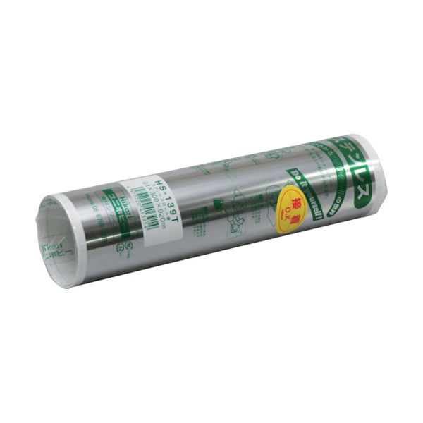 光 ステンレス板ロール巻 0.1×300×920mm のり付 HS139T 1巻(1個) 381-5340（直送品）