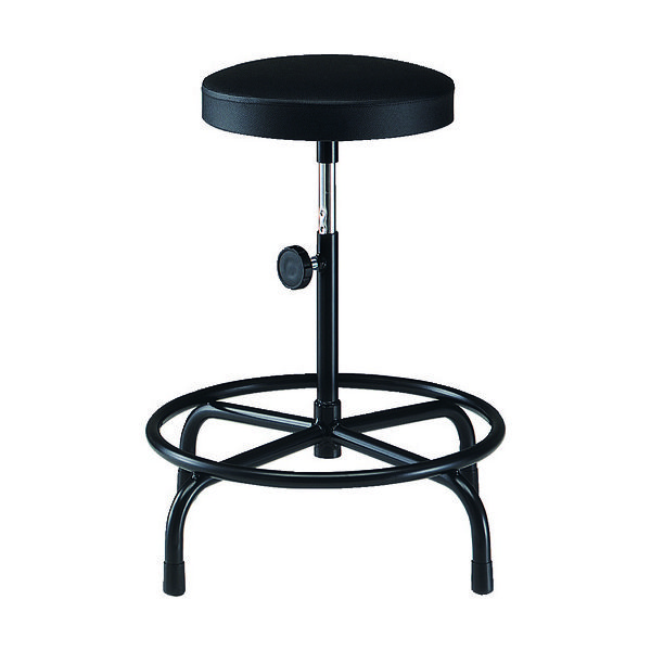 トラスコ中山 TRUSCO 作業用チェア Φ315XH500ー640 ブラック NF-25V 1脚 503-6062（直送品）