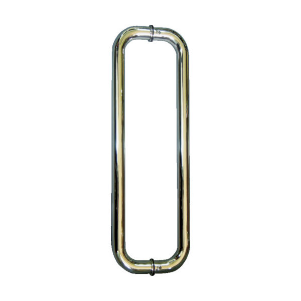 MK ステンO型ハンドル 25φ×600mm クローム G-470-609 1個(1セット)（直送品）