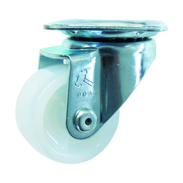 三甲 サンコー 樹脂製平台車 918181 サンキャリーMini用取り替えキャスター(50Φ自在ナイロン車) 1個 385-9541（直送品）