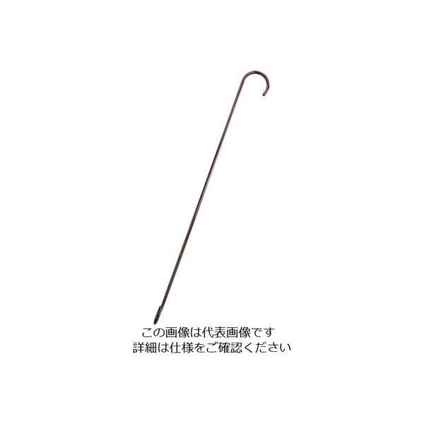 水本機械製作所 水本 ファンシーSフックツイスト(ブラウン) 全長500mm A-1046 1個 389-4142（直送品）