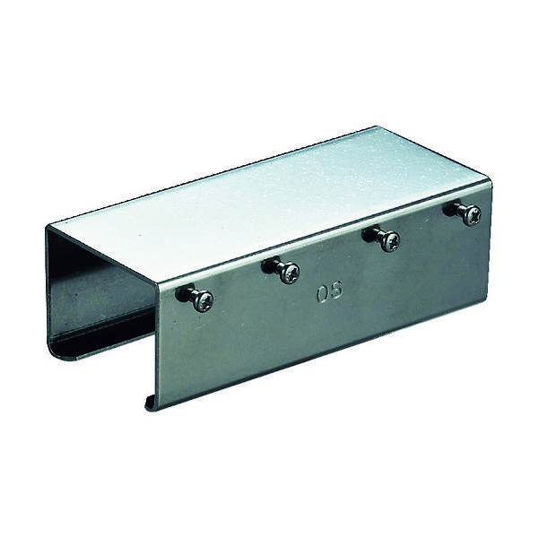 岡田装飾金物 岡田 カーテンレール D40ステン継カバー 25T62 1個 384-8019（直送品）