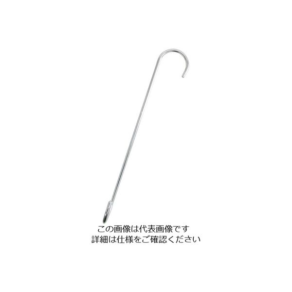 水本機械製作所 水本 ファンシーSフックツイスト(シルバー) 全長200mm A-991 1個 389-4304（直送品）