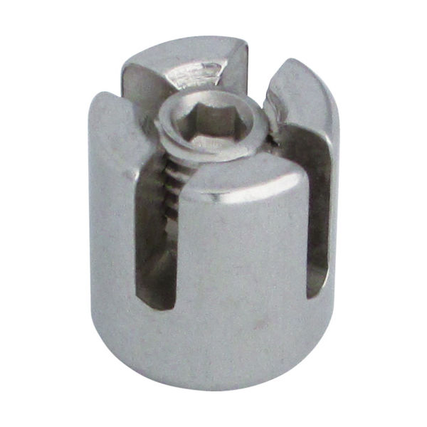 水本機械製作所 水本 ステンレス ダブルクリップ 適合ワイヤー径1mm B-2187 1個 378-9586（直送品）