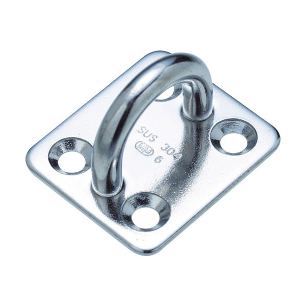 水本機械製作所 水本 ステンレス アイプレート 25×28mm B-2188 1個 378-9594（直送品）