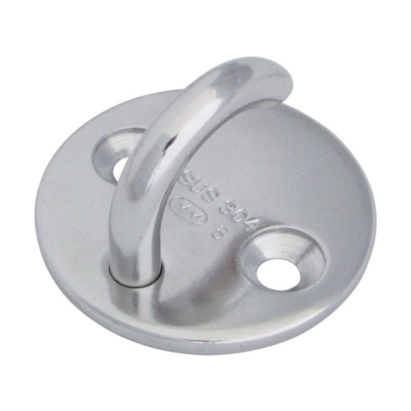 水本機械製作所 水本 ステンレス オープンラウンドアイ φ50mm B-059 1個 378-7982（直送品）