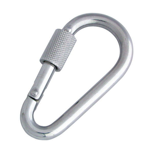 水本機械製作所 水本 ステンレス ナス型カラビナ 線径10mm 長さ101mm B-1020 1個 378-8091（直送品）