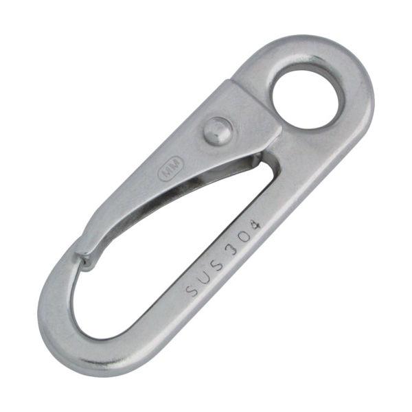 水本機械製作所 水本 ステンレス スナップフックDA型 長さ74mm B-106 1個 378-8148（直送品）