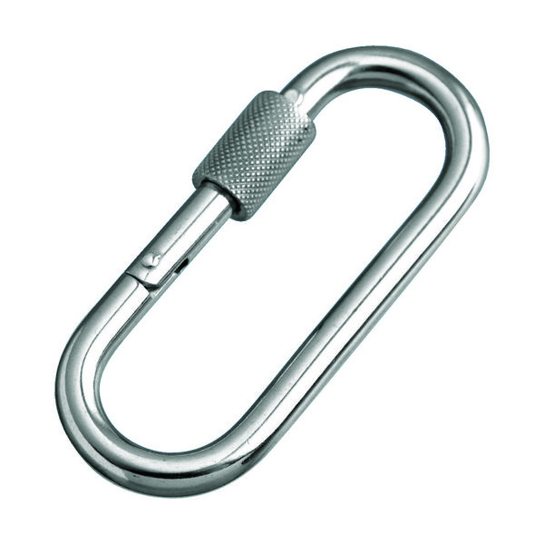 水本機械製作所 水本 ステンレス プチカラビナ(環付) 線径10mm 長さ89mm B-2110 1個 378-9454（直送品）