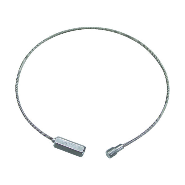 水本機械製作所 水本 カットワイヤ ステンレス ワイヤーキャッチ 全長1000mm B-1645 1本(1個) 378-8857（直送品）