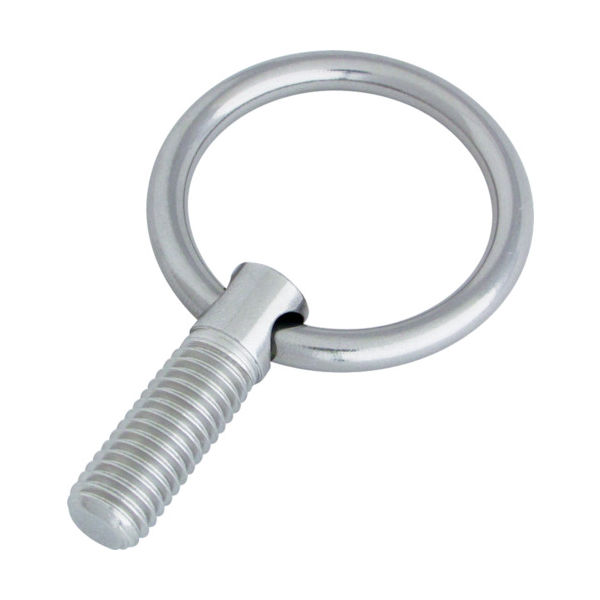 水本機械製作所 水本 アイボルト ステンレス リングボルト(ミリネジ) 捻子径Mー10 使用荷重0.59kN B-774 1個 379-0673（直送品）