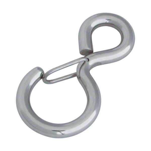 水本機械製作所 水本 ステンレス アイフック 線径8mm 長さ90mm B-1584 1個 378-8750（直送品）