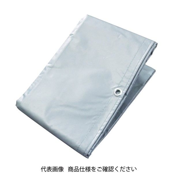 萩原工業 萩原 ターピー ターポリントラックシート 3号 軽トラック シルバー/オレンジ 2.5m×2.6m TPS-03 1枚（直送品）