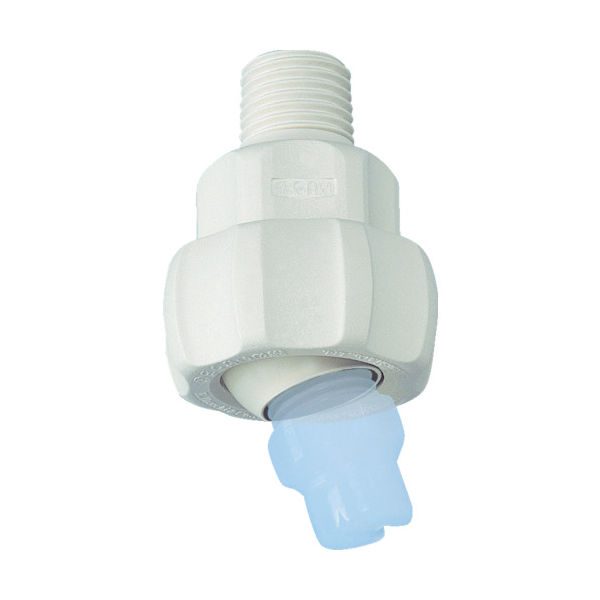 いけうち ボールジョイント UTシリーズ ステンレス鋼303製 ネジ1/4オス×1/8メス UT1/4MX1/8FS303 1個（直送品）