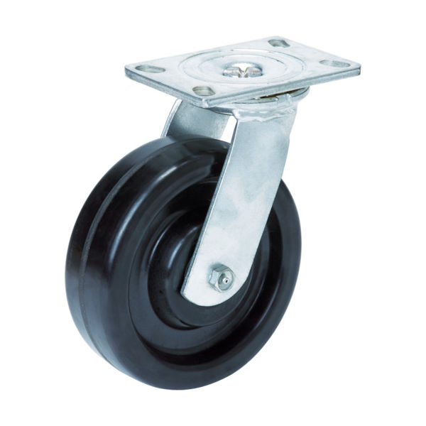 OH スーパーストロングキャスター Hシリーズ 超重荷重用 プラスカイト車 自在車 車輪径200mm 許容荷重750kg H14PK-200（直送品）