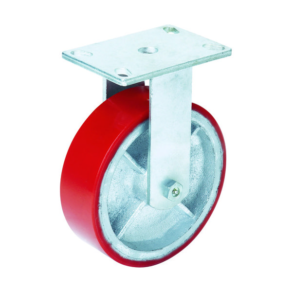 OH スーパーストロングキャスター Hシリーズ 超重荷重用 ウレタン車 固定車 車輪径150mm 許容荷重600kg H34FU-150（直送品）